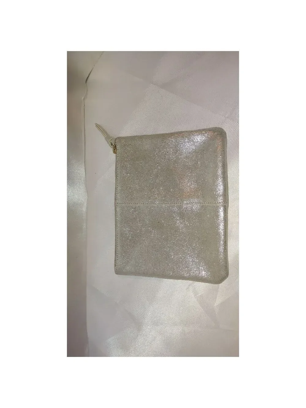 Anthropologie Pockets Metallic Organizer Pouch